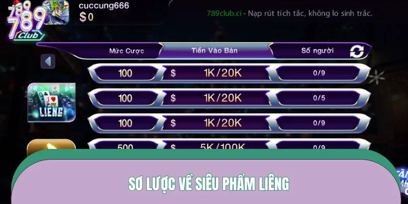 Sơ lược về siêu phẩm liêng